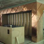 Interior copper panelling for Jamie’s Italian