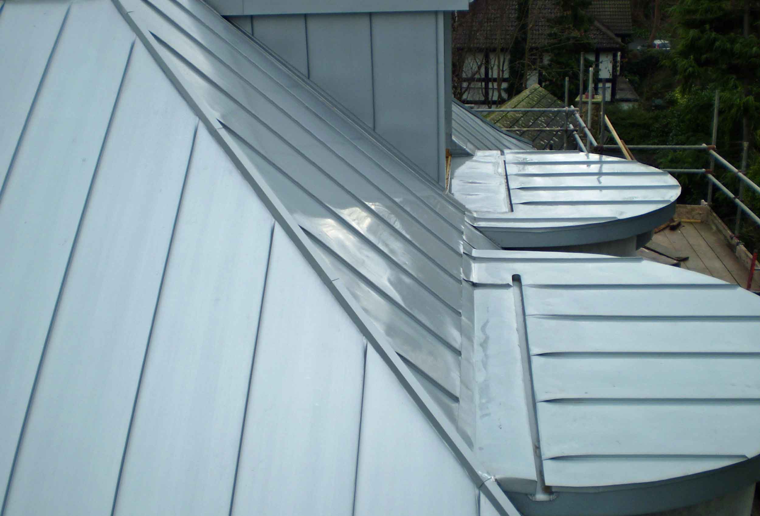 Zinc Standing Seam Roof For Brighton House Metal Roof Ltd 9213