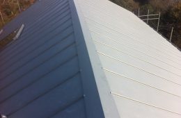 Copper batten roll roofing in Sussex