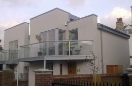 Zinc roofs for new-build houses in Hove, East Sussex