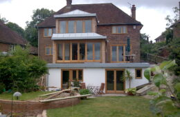 Zinc roofing, facades and guttering in Lewes, Sussex