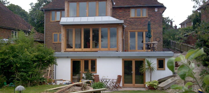 Zinc roofing, facades and guttering in Lewes, Sussex