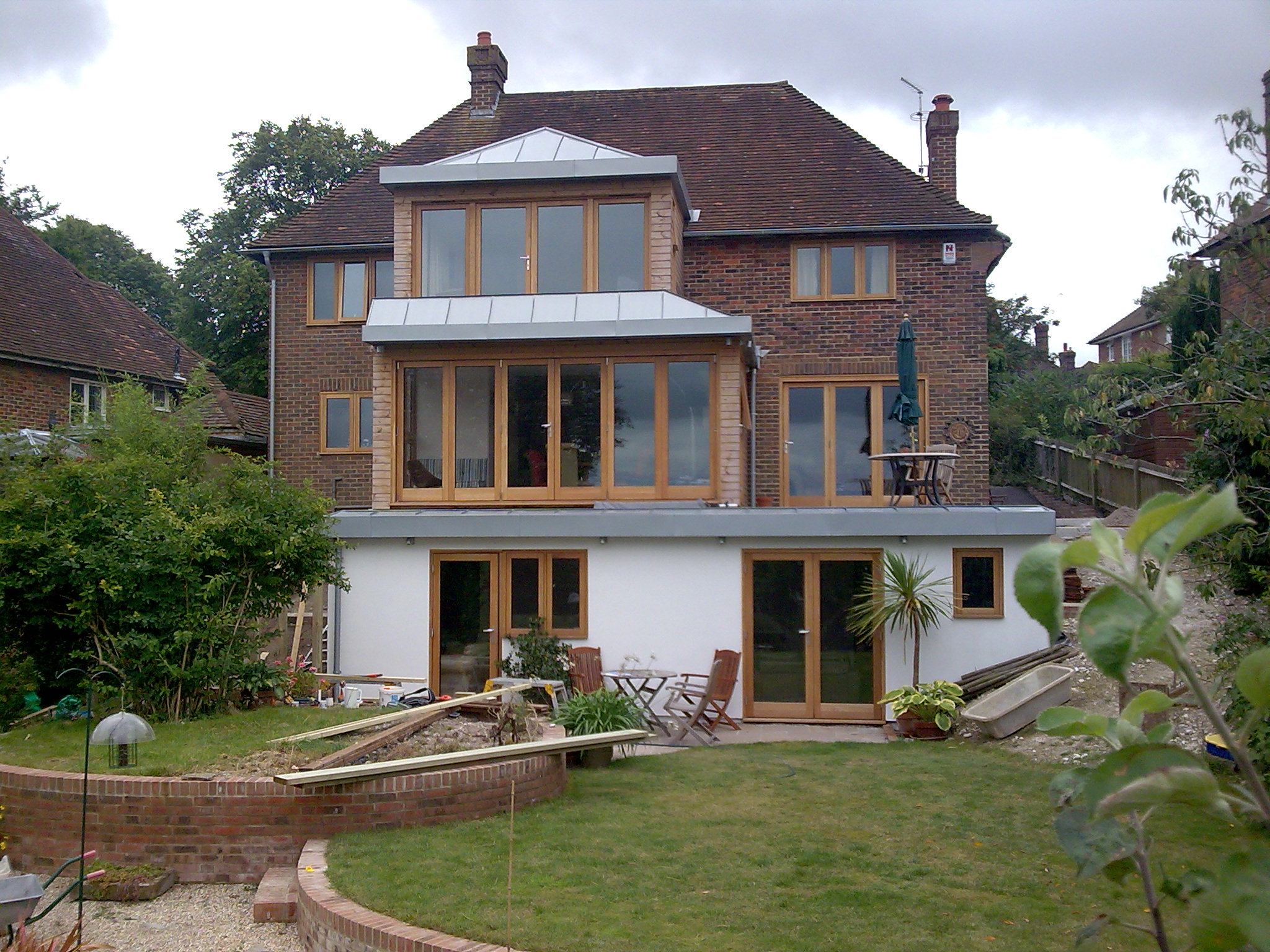Zinc roofing, facades and guttering in Lewes, Sussex Metal Roof Ltd
