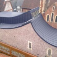 VM Anthra zinc cladding on Lewes, Sussex church extension