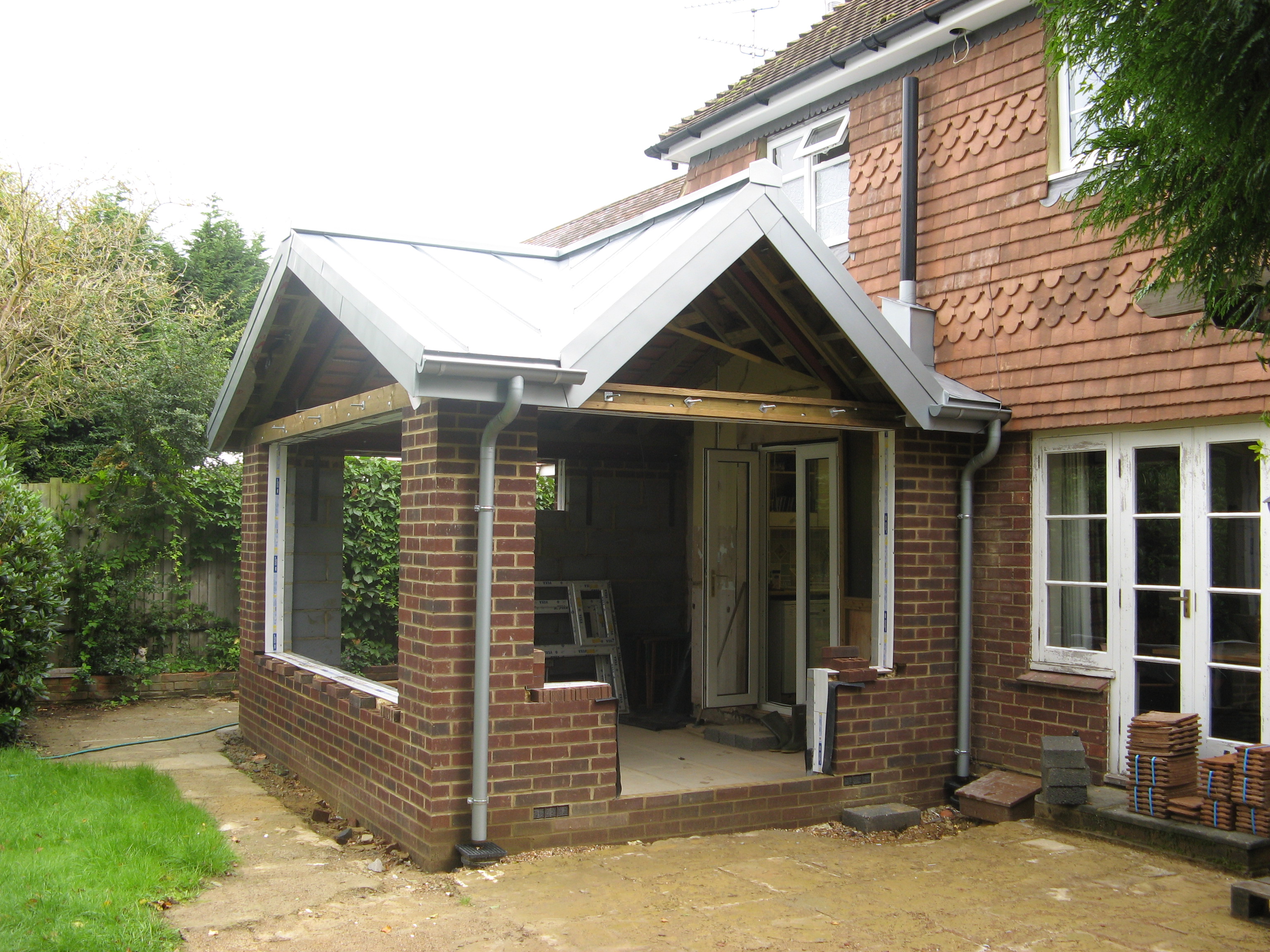 Transverse Gable Zinc Cladding For Tenterden Dormer Metal Roof Ltd