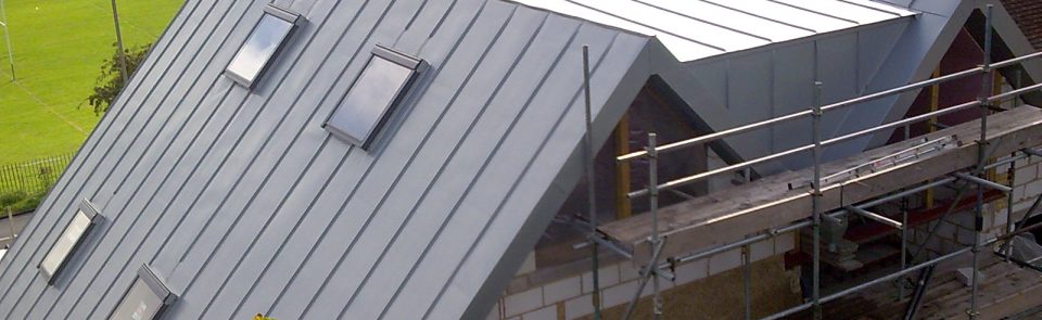 Zinc roofing and cladding on Brighton, Sussex family house