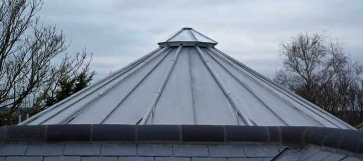 Polygon zinc roof in Lewes, Sussex